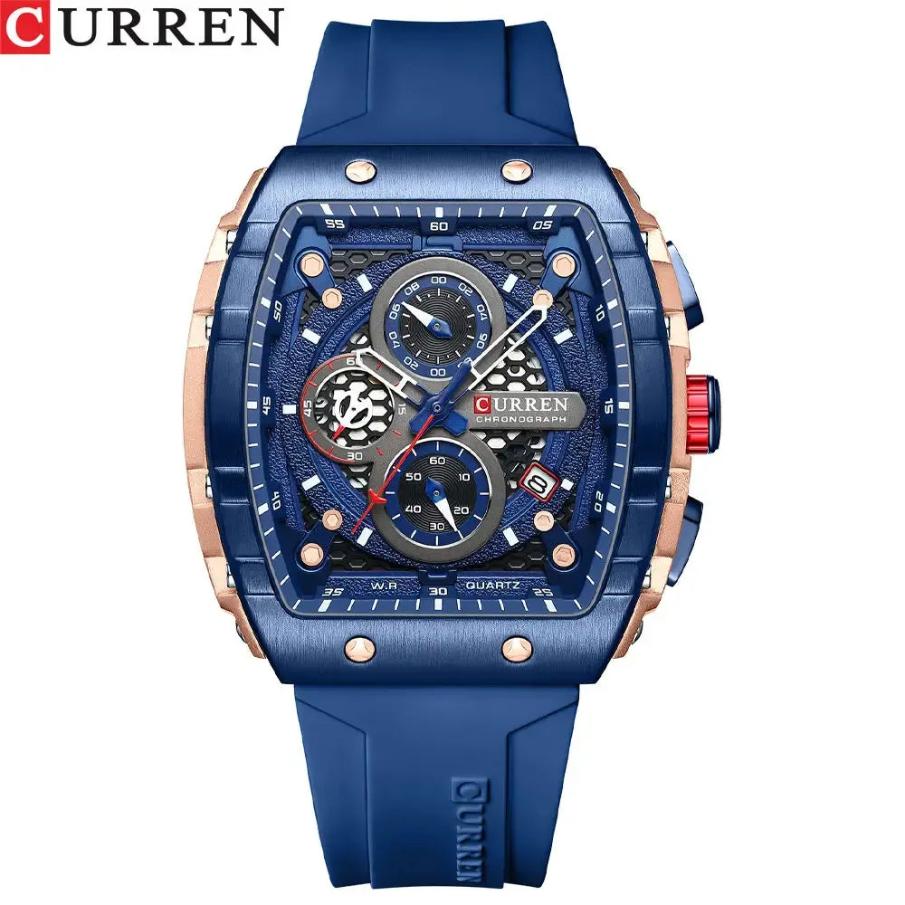 Luxury Waterproof Quartz Square Wrist Watch