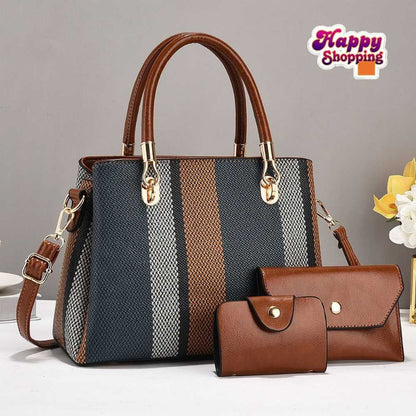 3pcs Printed Shoulder bag ser For Girls